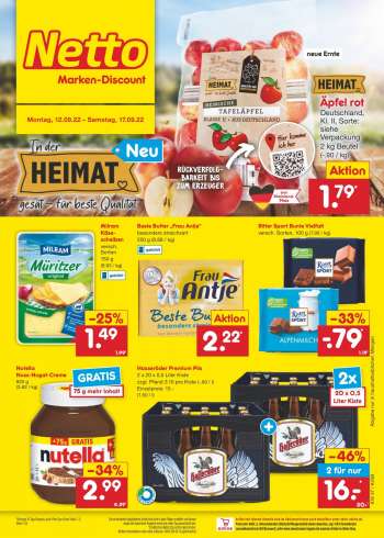 Prospekte Netto Marken-Discount - 12.09.2022 - 17.09.2022.