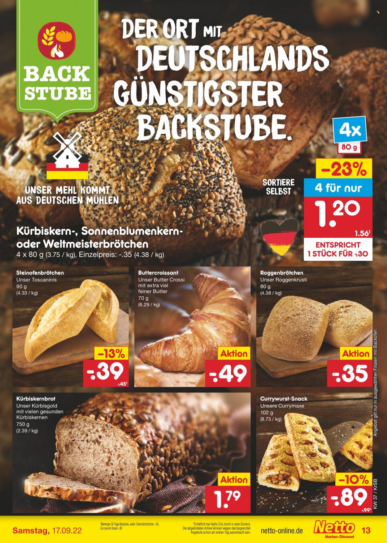 Netto Marken-Discount Prospekte  - 12.09.2022 - 17.09.2022. Seite 13