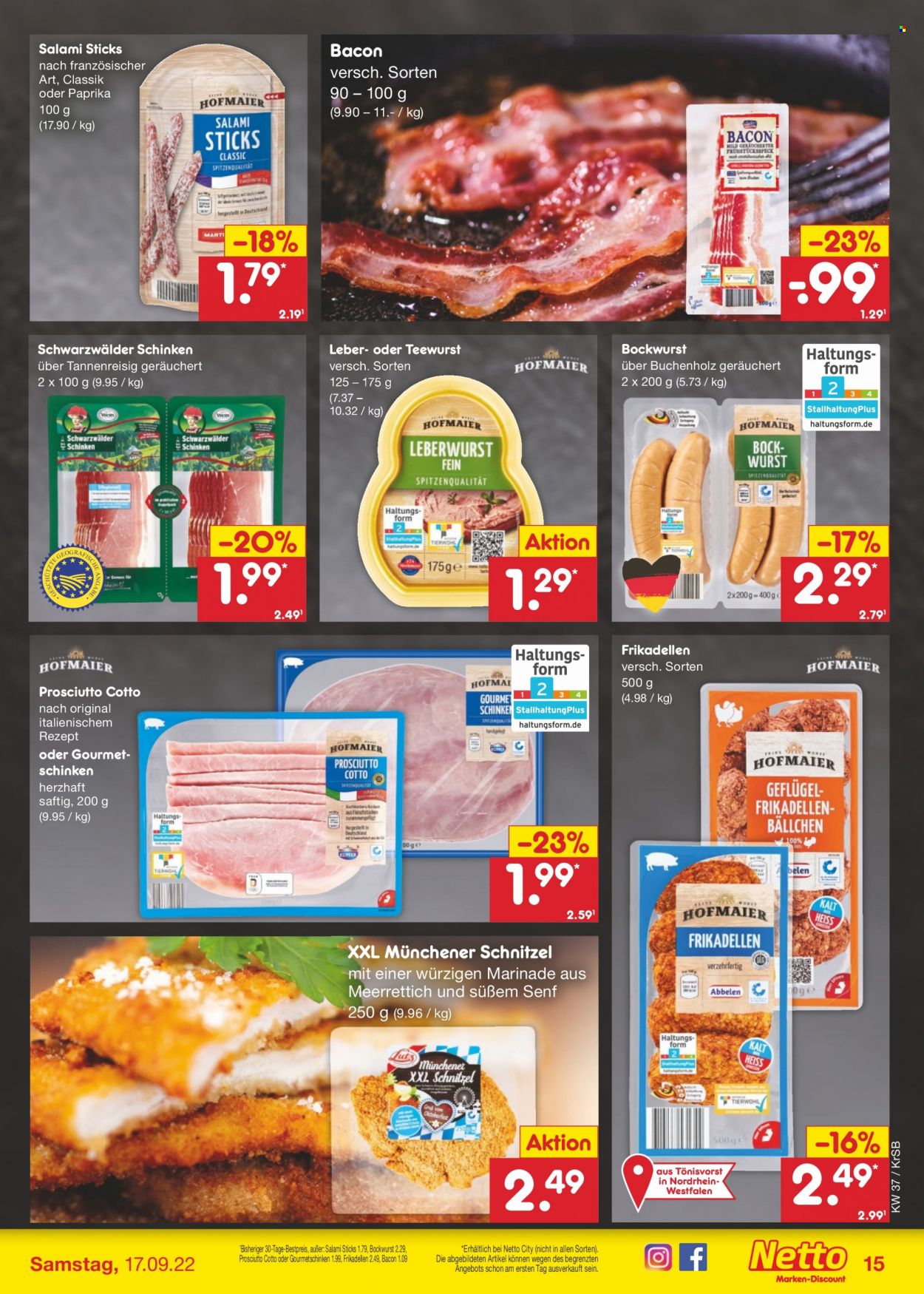 Netto Marken-Discount Prospekte  - 12.09.2022 - 17.09.2022. Seite 15
