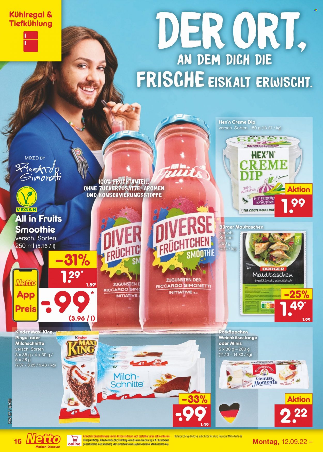 Netto Marken-Discount Prospekte  - 12.09.2022 - 17.09.2022. Seite 16