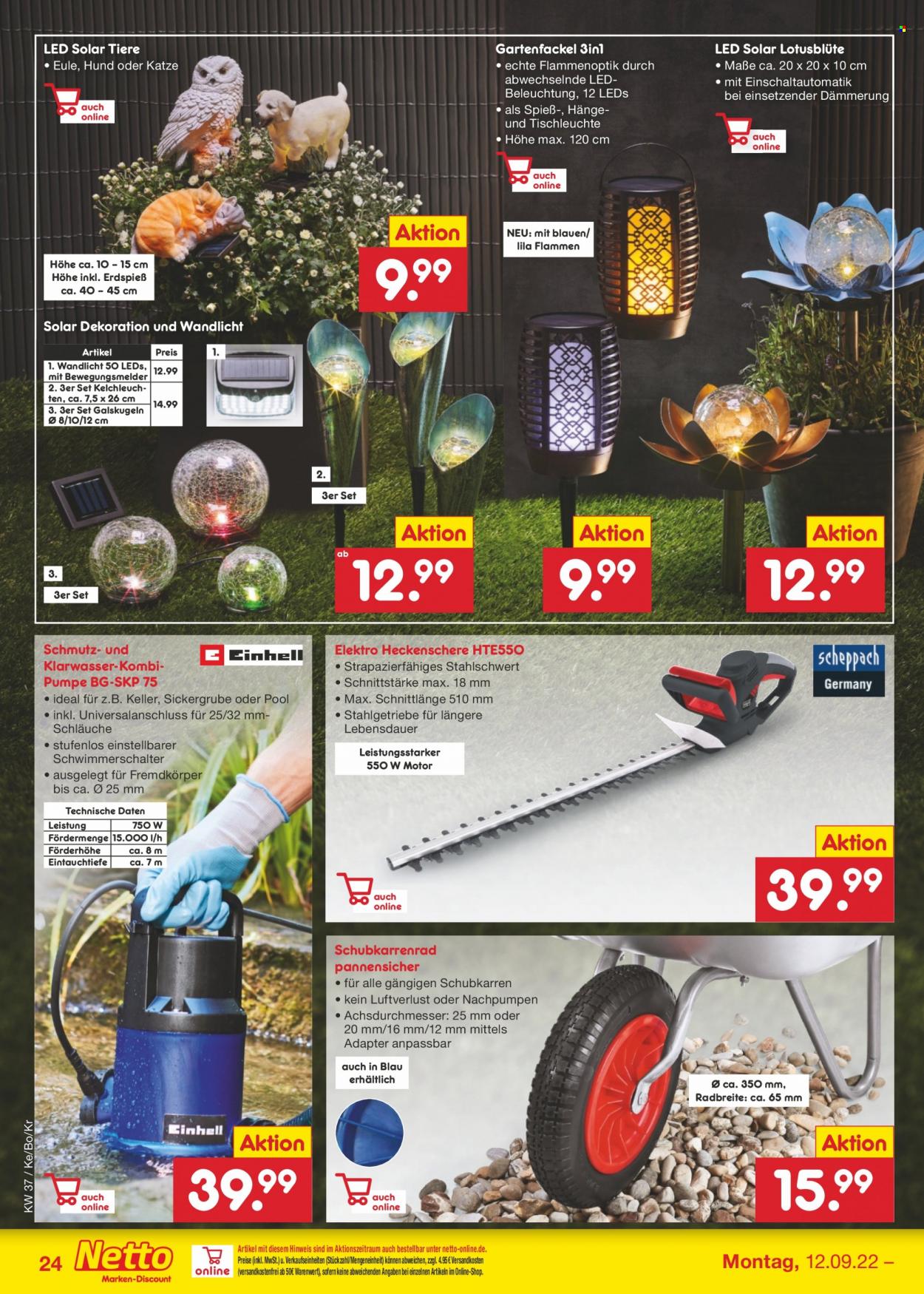 Netto Marken-Discount Prospekte  - 12.09.2022 - 17.09.2022. Seite 24