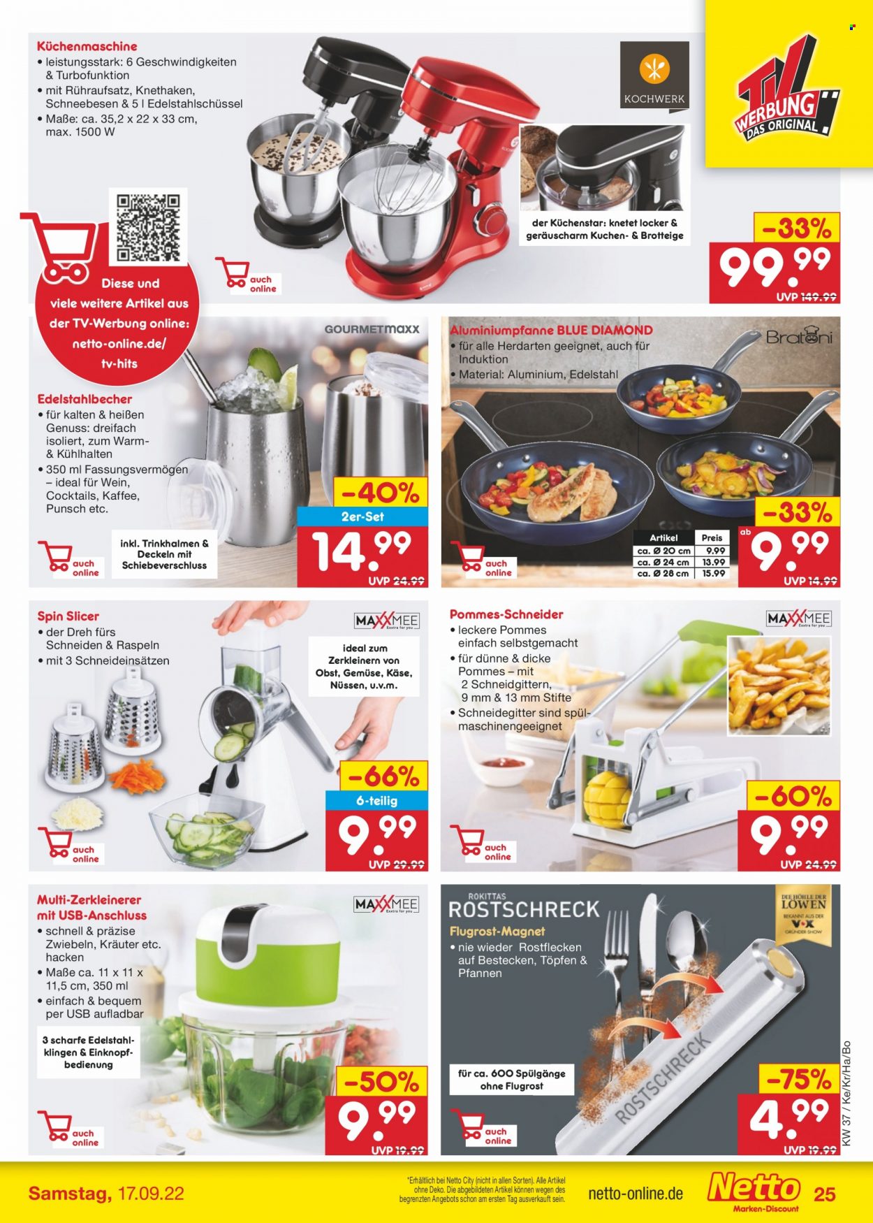Netto Marken-Discount Prospekte  - 12.09.2022 - 17.09.2022. Seite 25