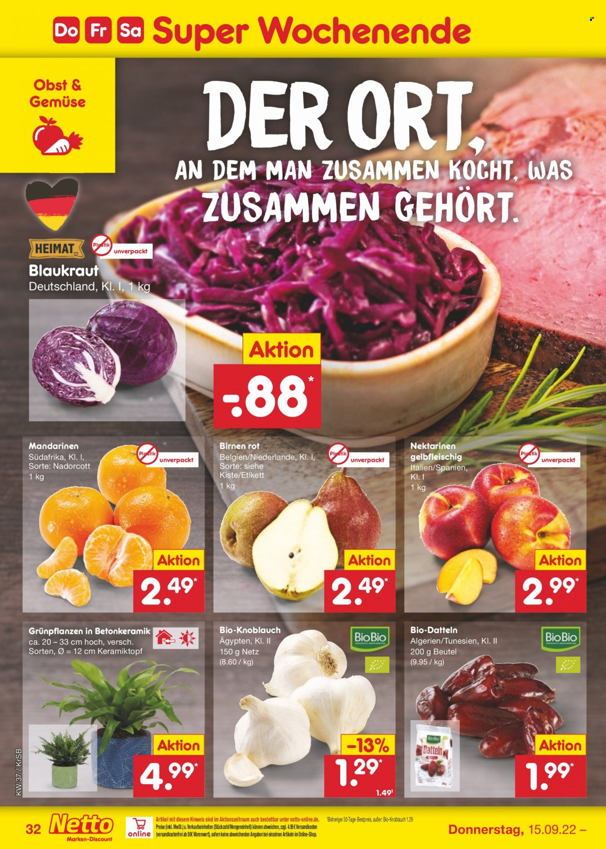 Netto Marken-Discount Prospekte  - 12.09.2022 - 17.09.2022. Seite 32