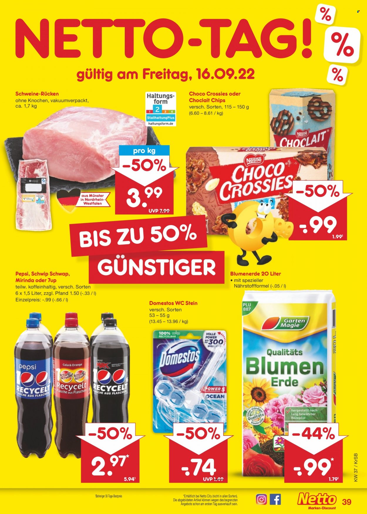 Netto Marken-Discount Prospekte  - 12.09.2022 - 17.09.2022. Seite 39