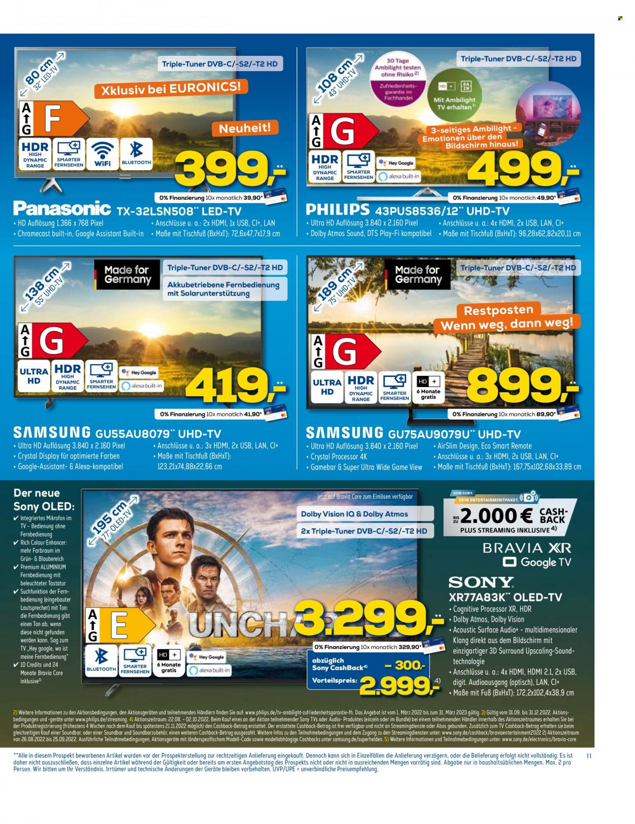 Euronics Prospekte  - 14.09.2022 - 20.09.2022. Seite 11