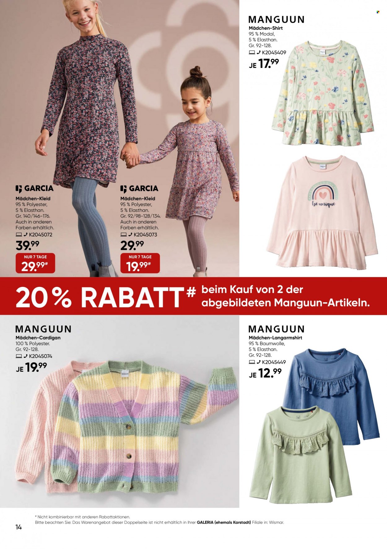 GALERIA Karstadt Kaufhof Prospekte  - 14.09.2022 - 20.09.2022. Seite 14