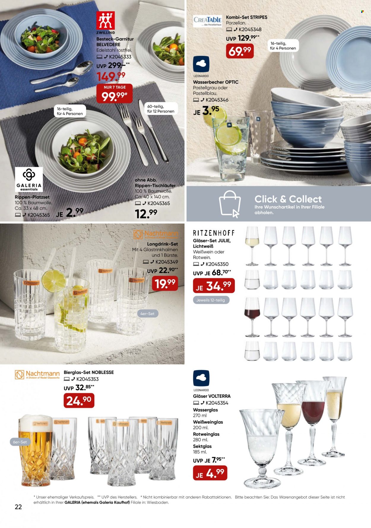 GALERIA Karstadt Kaufhof Prospekte  - 14.09.2022 - 20.09.2022. Seite 22