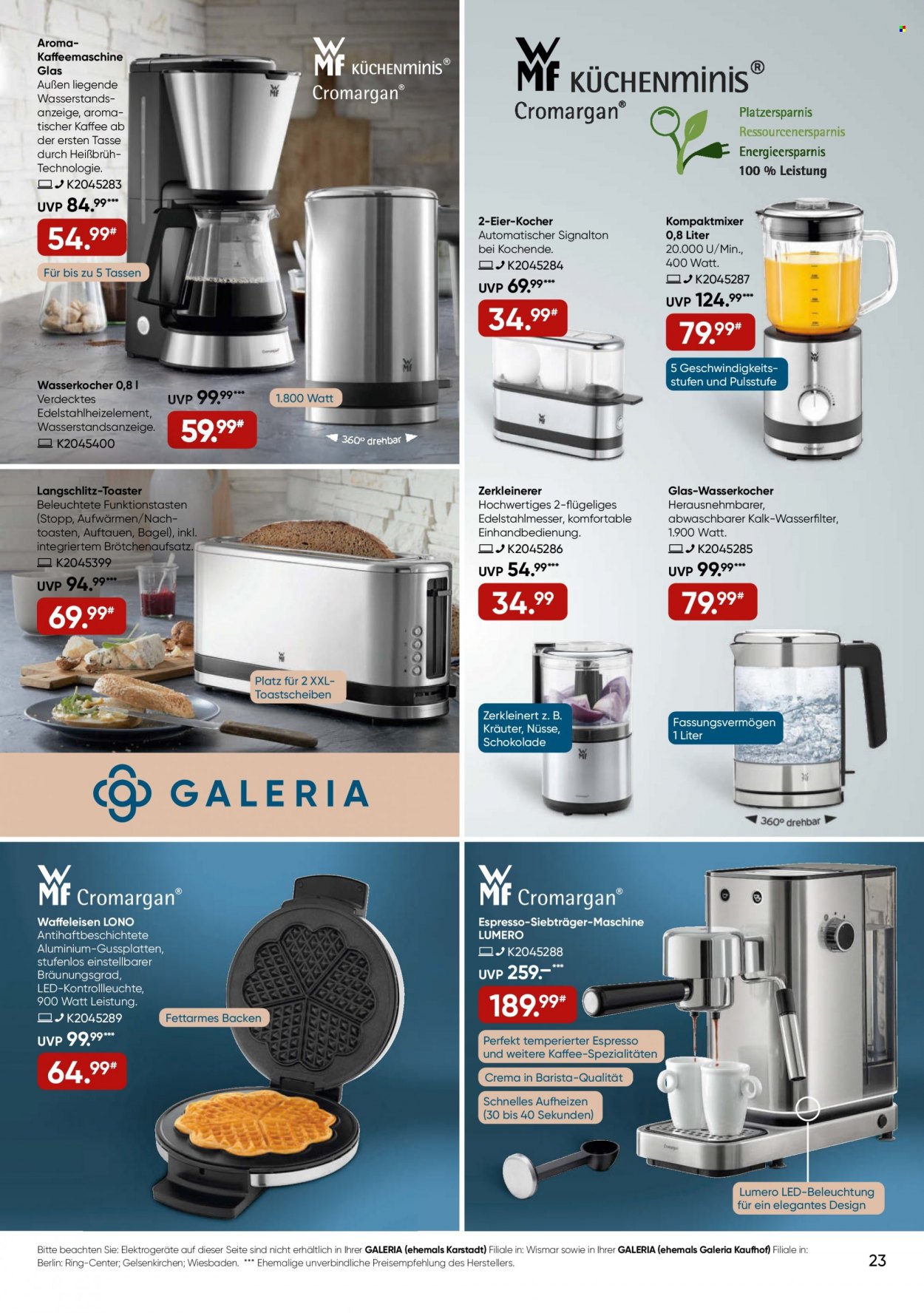 GALERIA Karstadt Kaufhof Prospekte  - 14.09.2022 - 20.09.2022. Seite 23