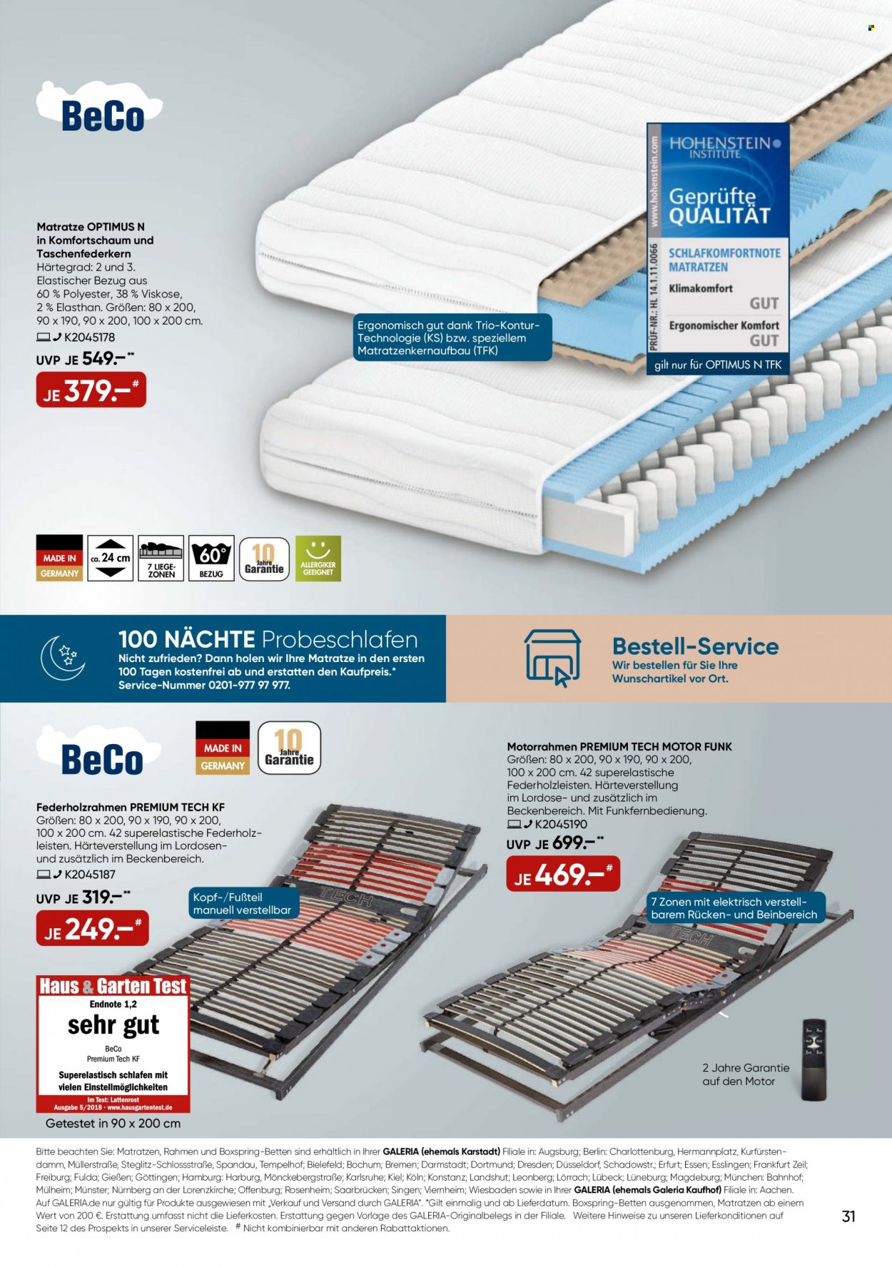 GALERIA Karstadt Kaufhof Prospekte  - 14.09.2022 - 20.09.2022. Seite 31
