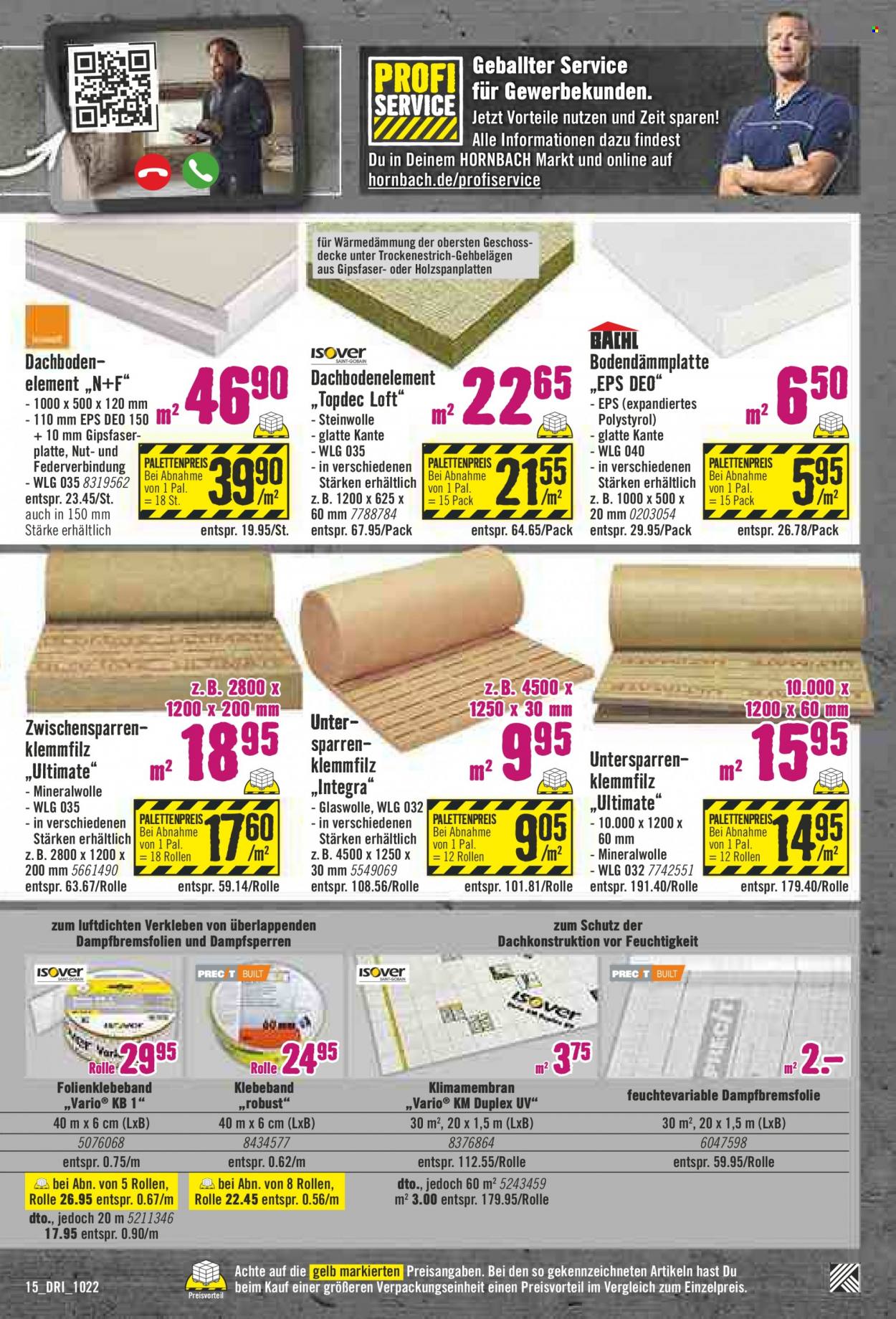 Hornbach Prospekte  - 15.09.2022 - 12.10.2022. Seite 15