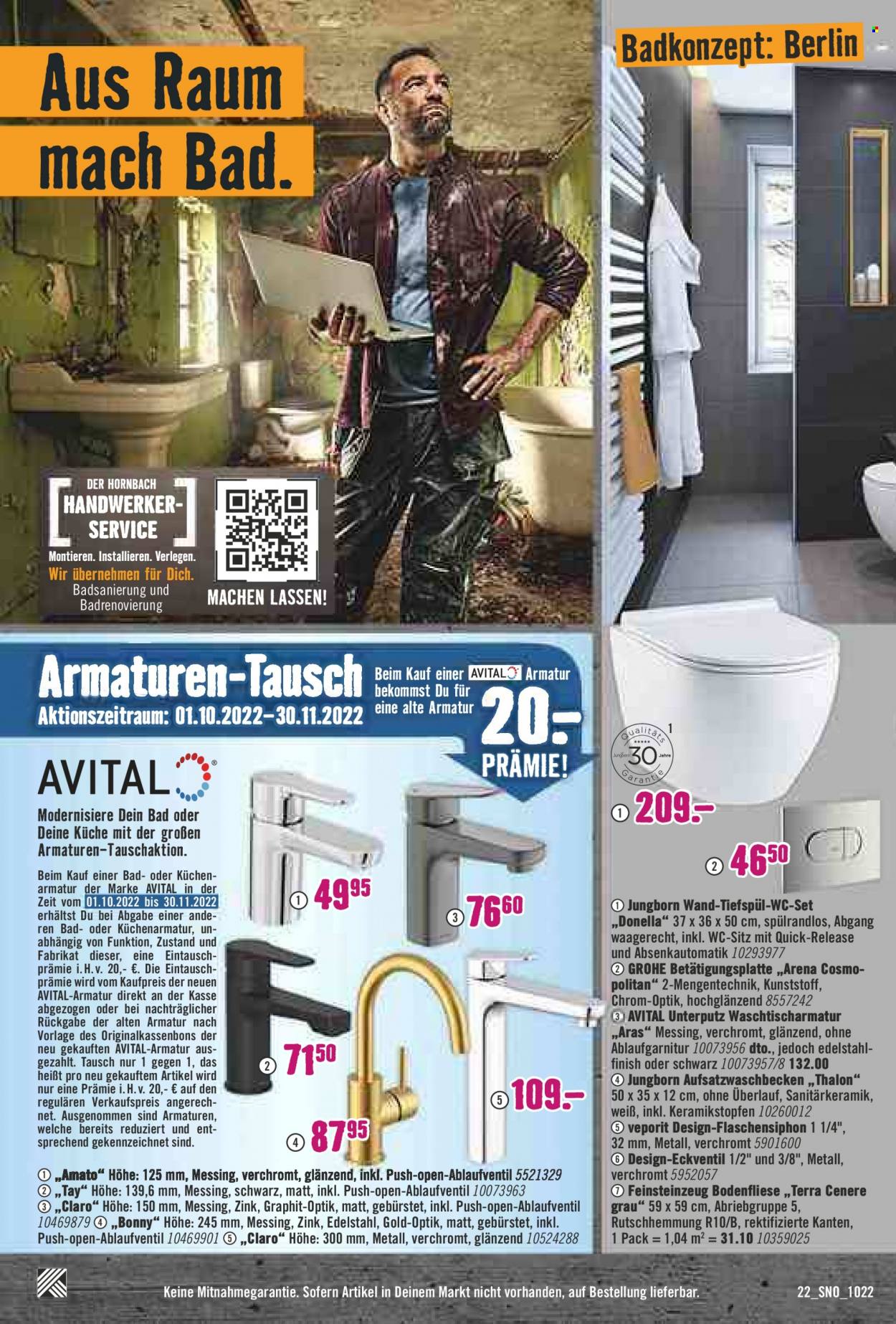 Hornbach Prospekte  - 15.09.2022 - 12.10.2022. Seite 22