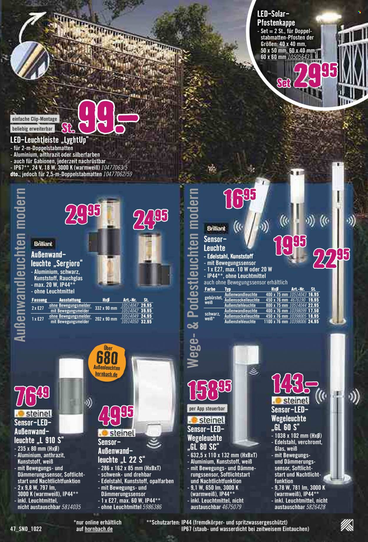 Hornbach Prospekte  - 15.09.2022 - 12.10.2022. Seite 47