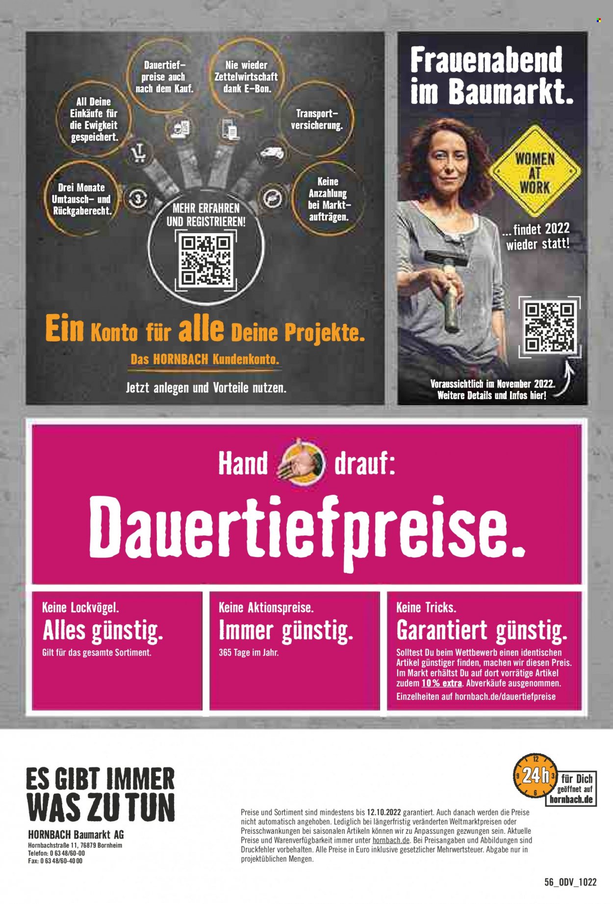 Hornbach Prospekte  - 15.09.2022 - 12.10.2022. Seite 56