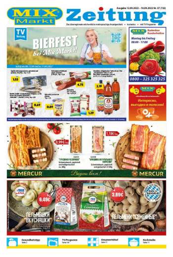 Prospekte Mix Markt - 12.09.2022 - 18.09.2022.
