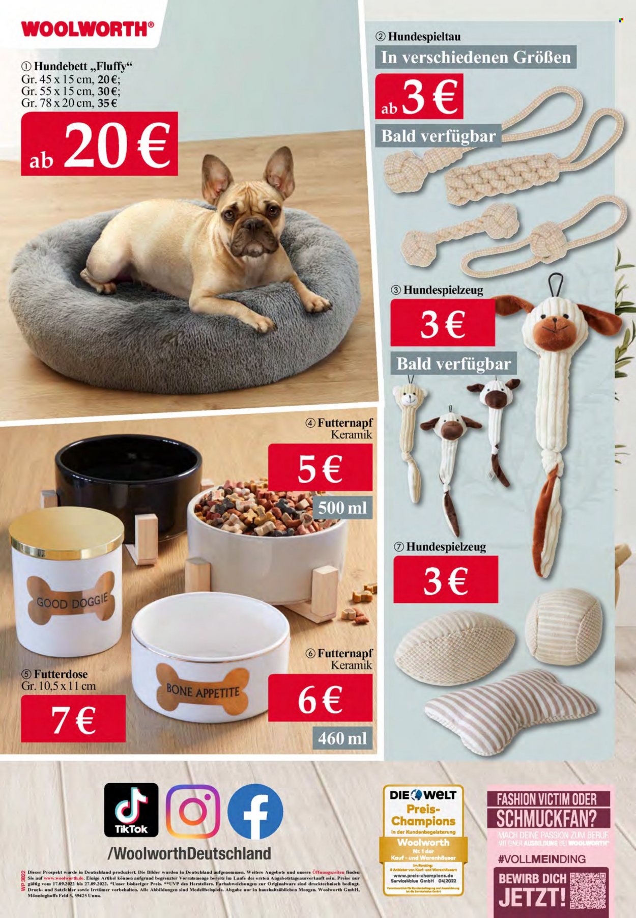 Woolworth Prospekte  - 17.09.2022 - 27.09.2022. Seite 22