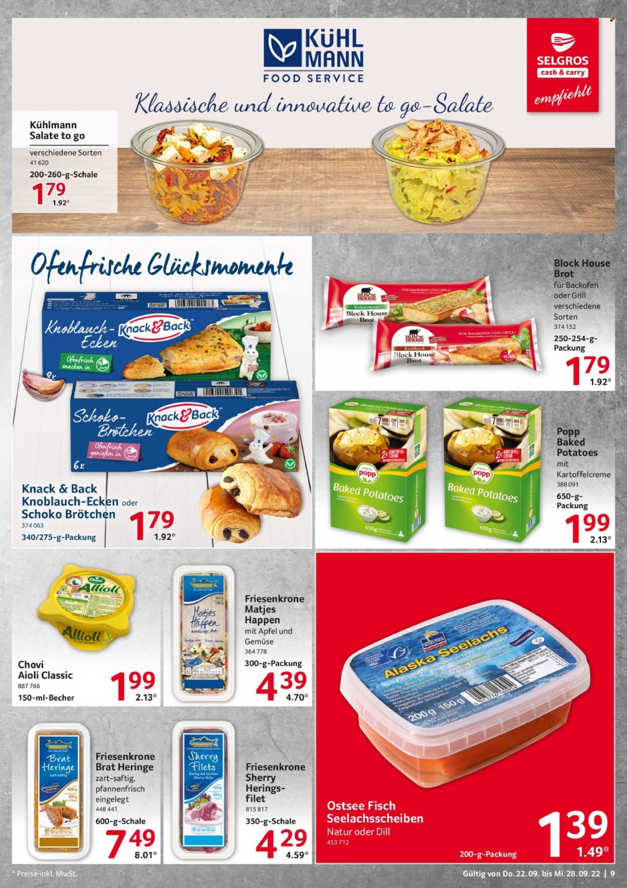 Selgros Prospekte  - 22.09.2022 - 28.09.2022. Seite 9