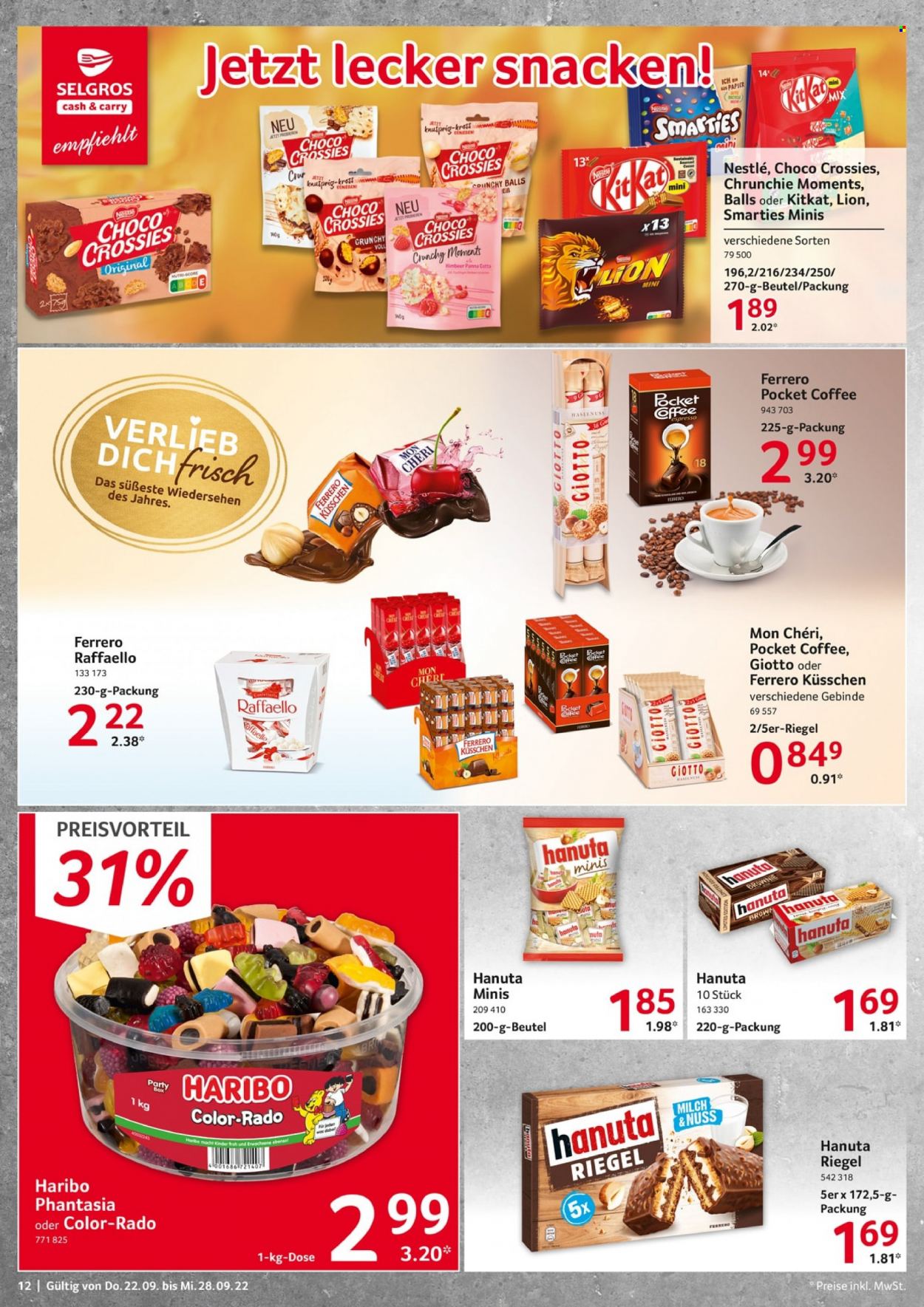 Selgros Prospekte  - 22.09.2022 - 28.09.2022. Seite 12