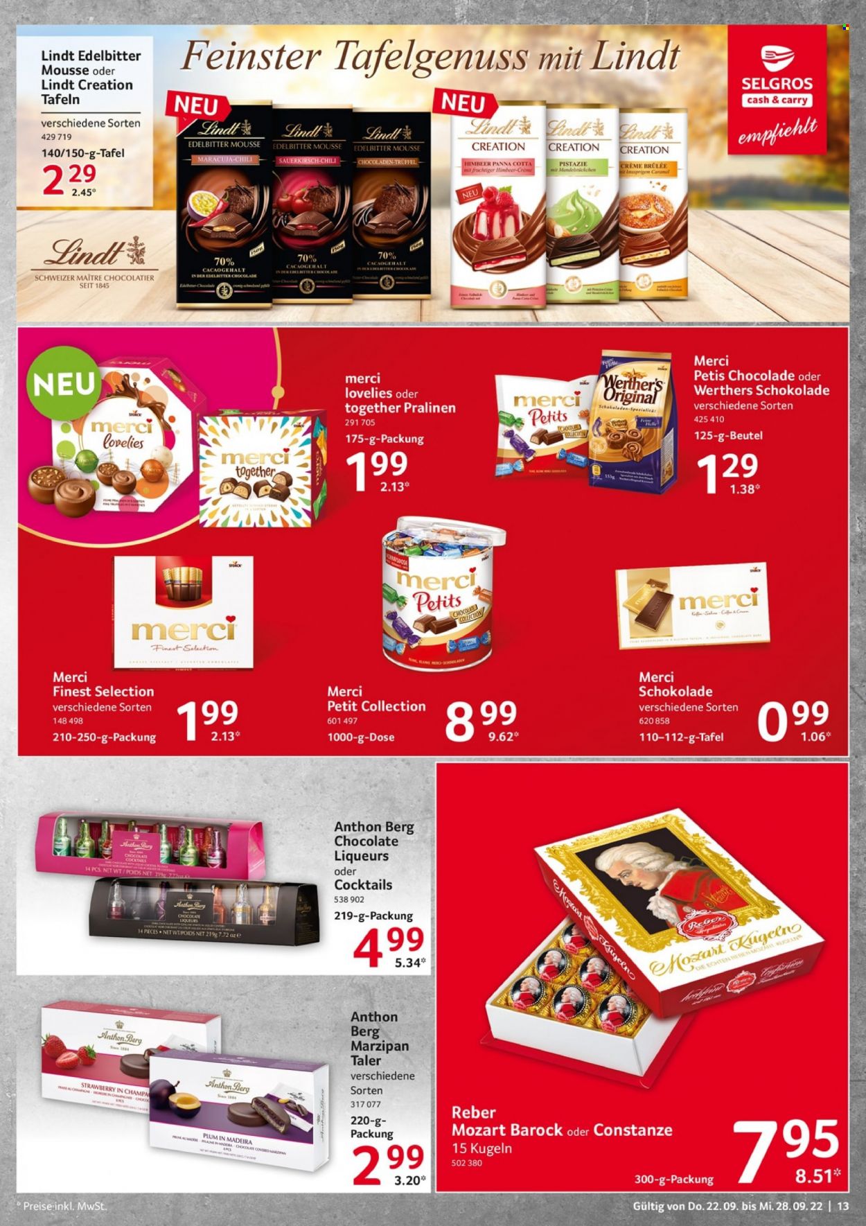 Selgros Prospekte  - 22.09.2022 - 28.09.2022. Seite 13