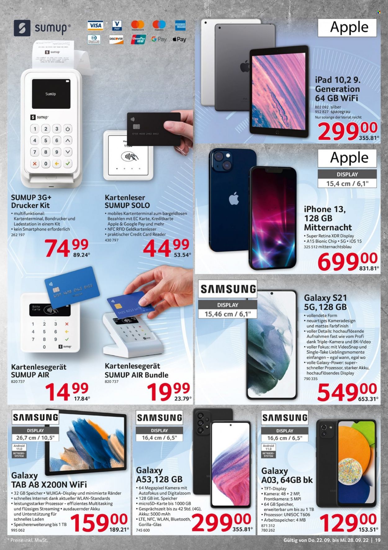 Selgros Prospekte  - 22.09.2022 - 28.09.2022. Seite 19