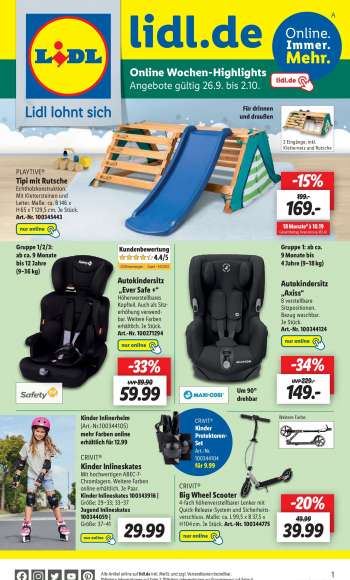 Prospekte Lidl - 26.09.2022 - 2.10.2022.