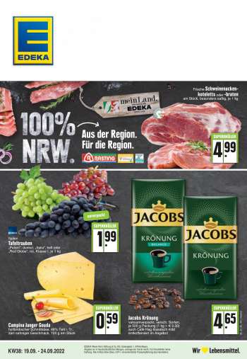 Prospekte Edeka - 19.09.2022 - 24.09.2022.