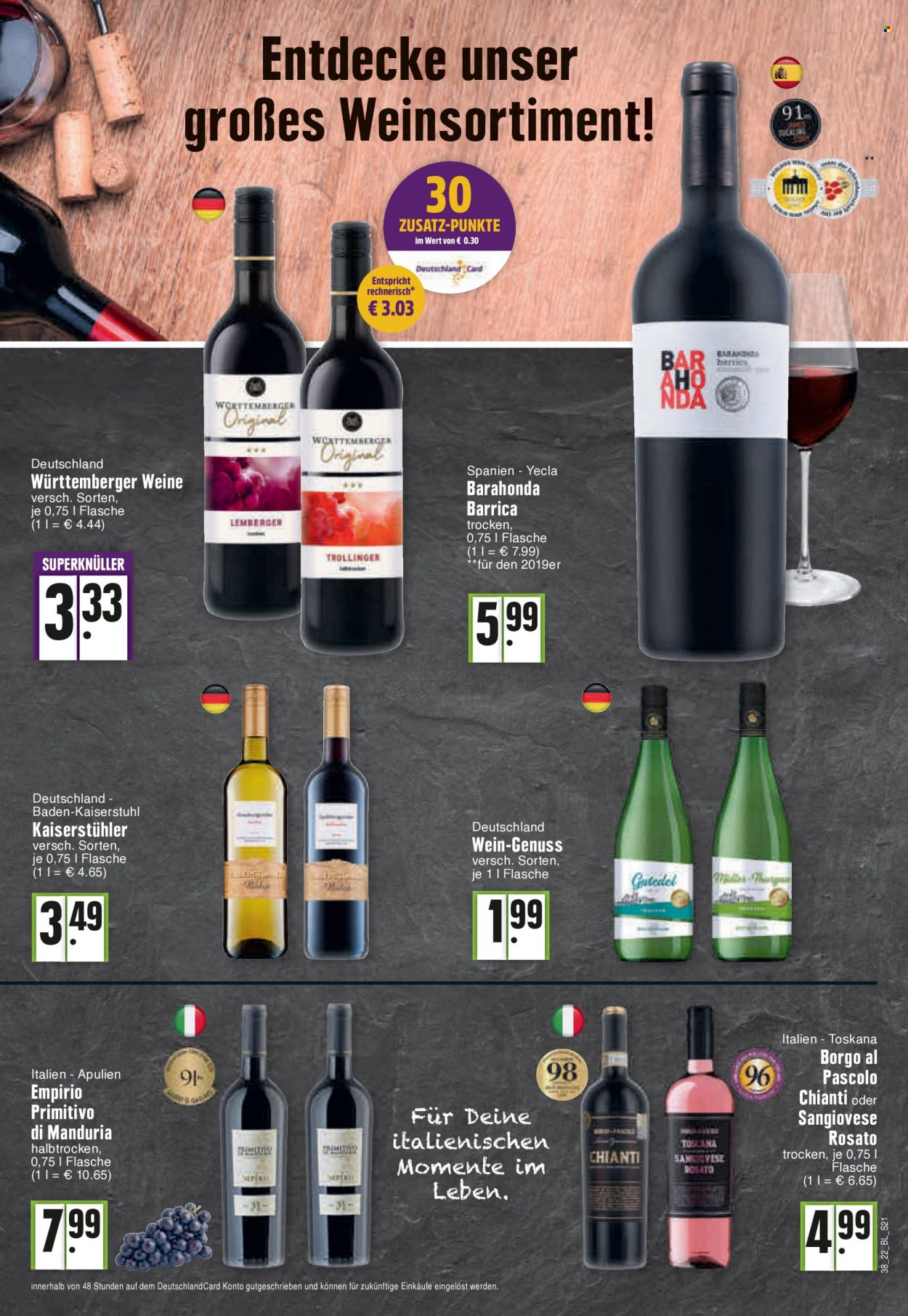 Edeka Prospekte  - 19.09.2022 - 24.09.2022. Seite 21