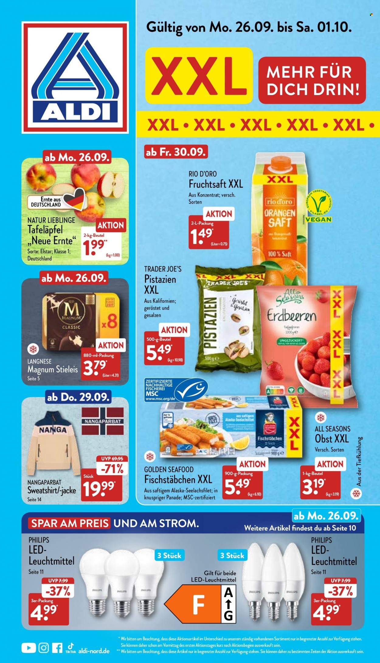 ALDI Nord Prospekte  - 26.09.2022 - 1.10.2022. Seite 1