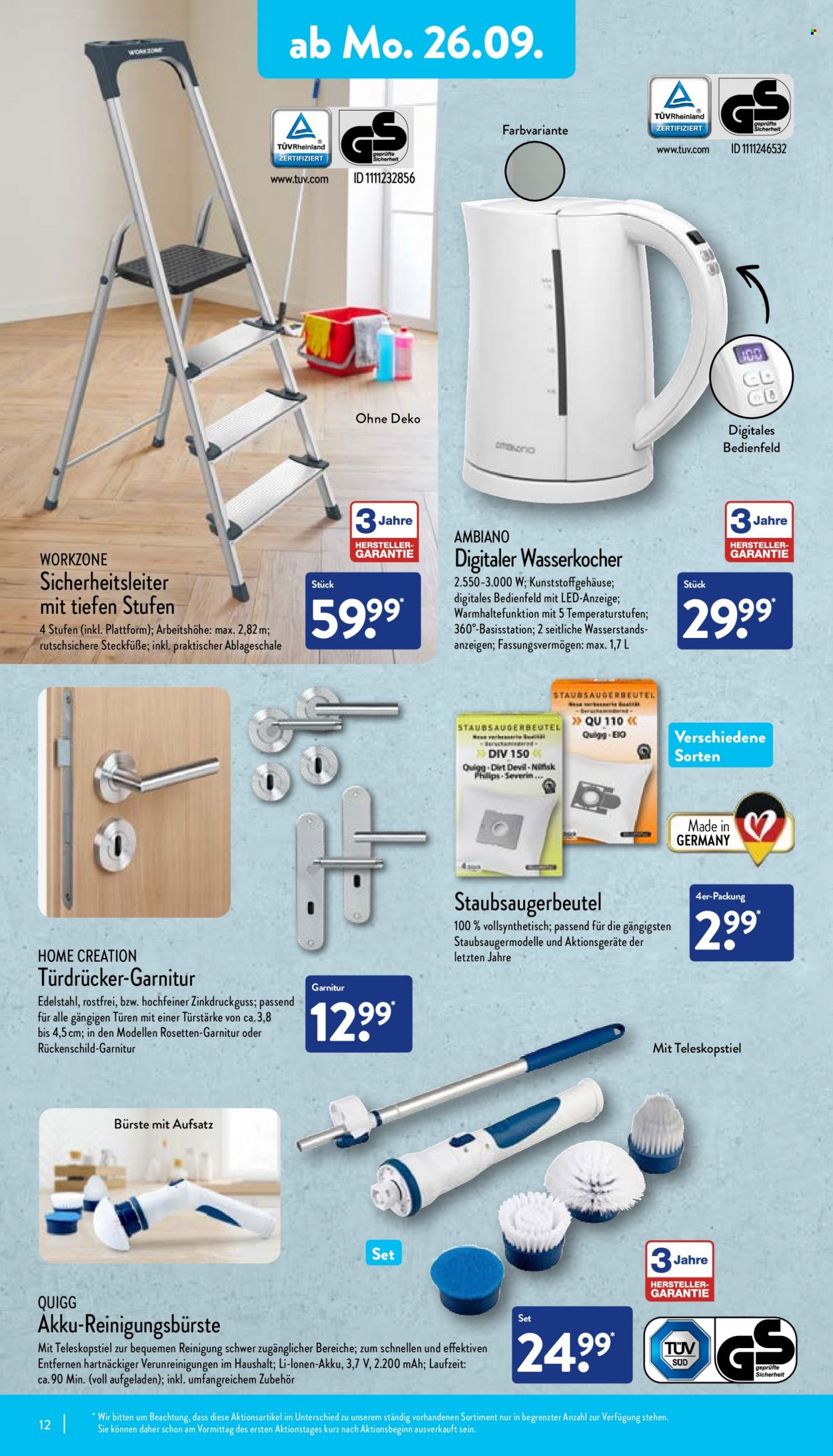 ALDI Nord Prospekte  - 26.09.2022 - 1.10.2022. Seite 12