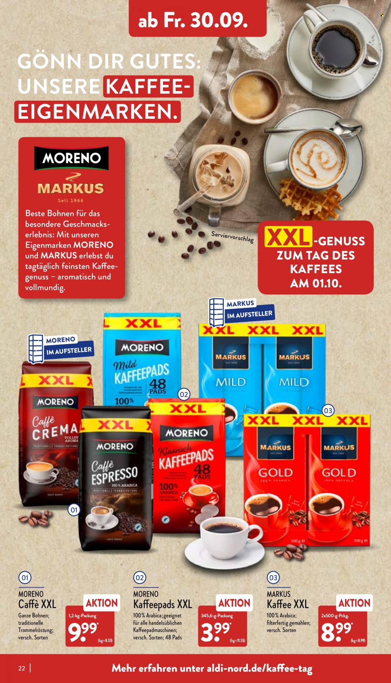 ALDI Nord Prospekte  - 26.09.2022 - 1.10.2022. Seite 22