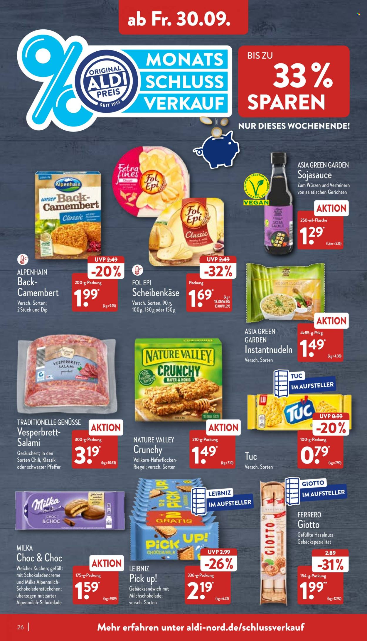 ALDI Nord Prospekte  - 26.09.2022 - 1.10.2022. Seite 26