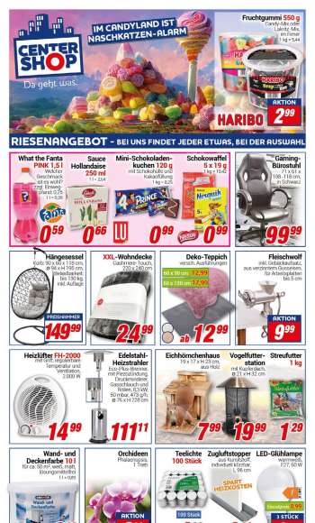 Prospekte CENTERSHOP - 19.09.2022 - 24.09.2022.