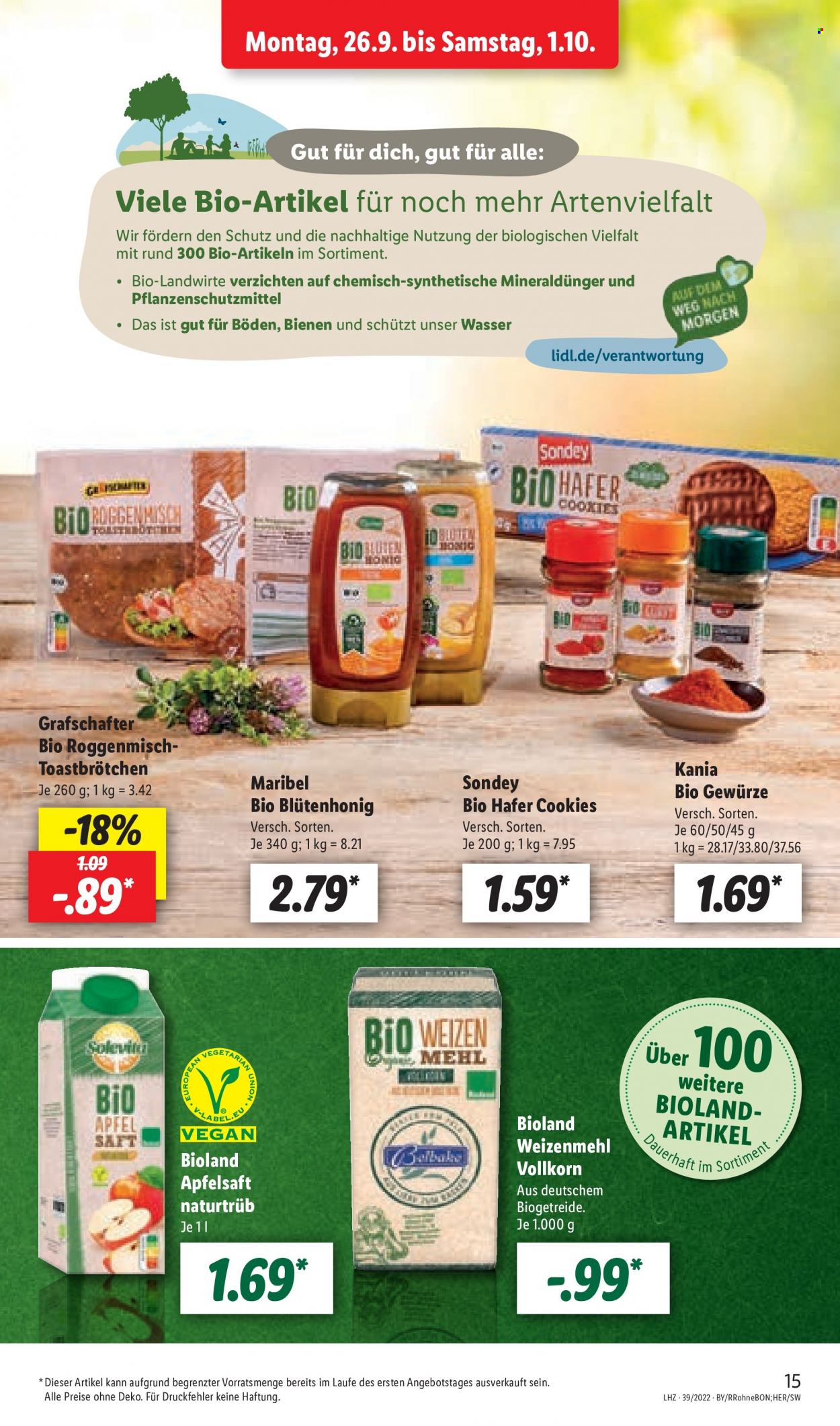 Lidl Prospekte  - 24.09.2022 - 24.09.2022. Seite 15