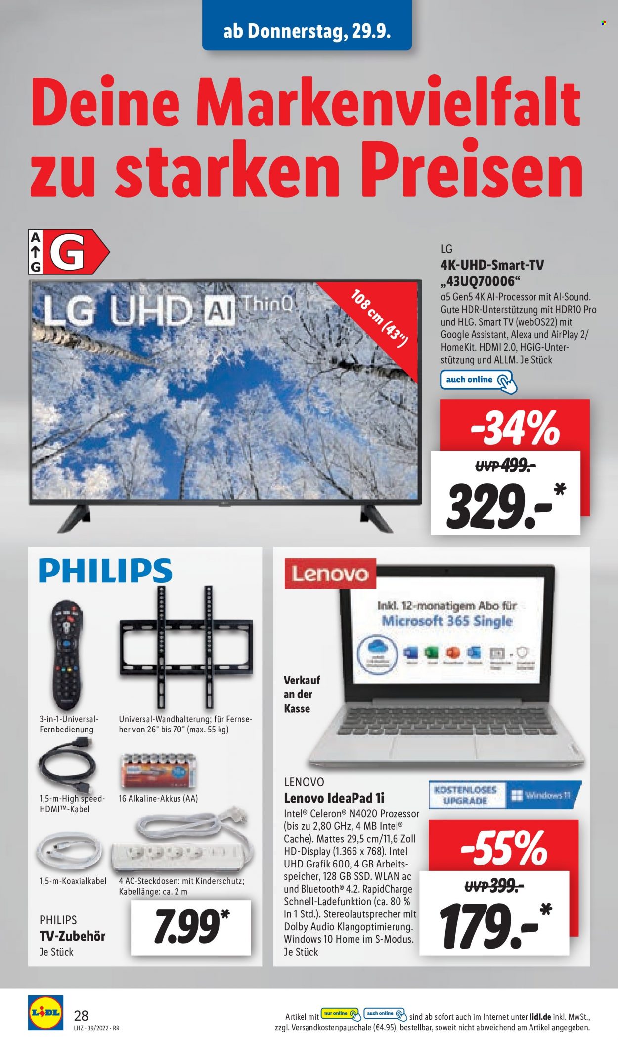 Lidl Prospekte  - 24.09.2022 - 24.09.2022. Seite 28