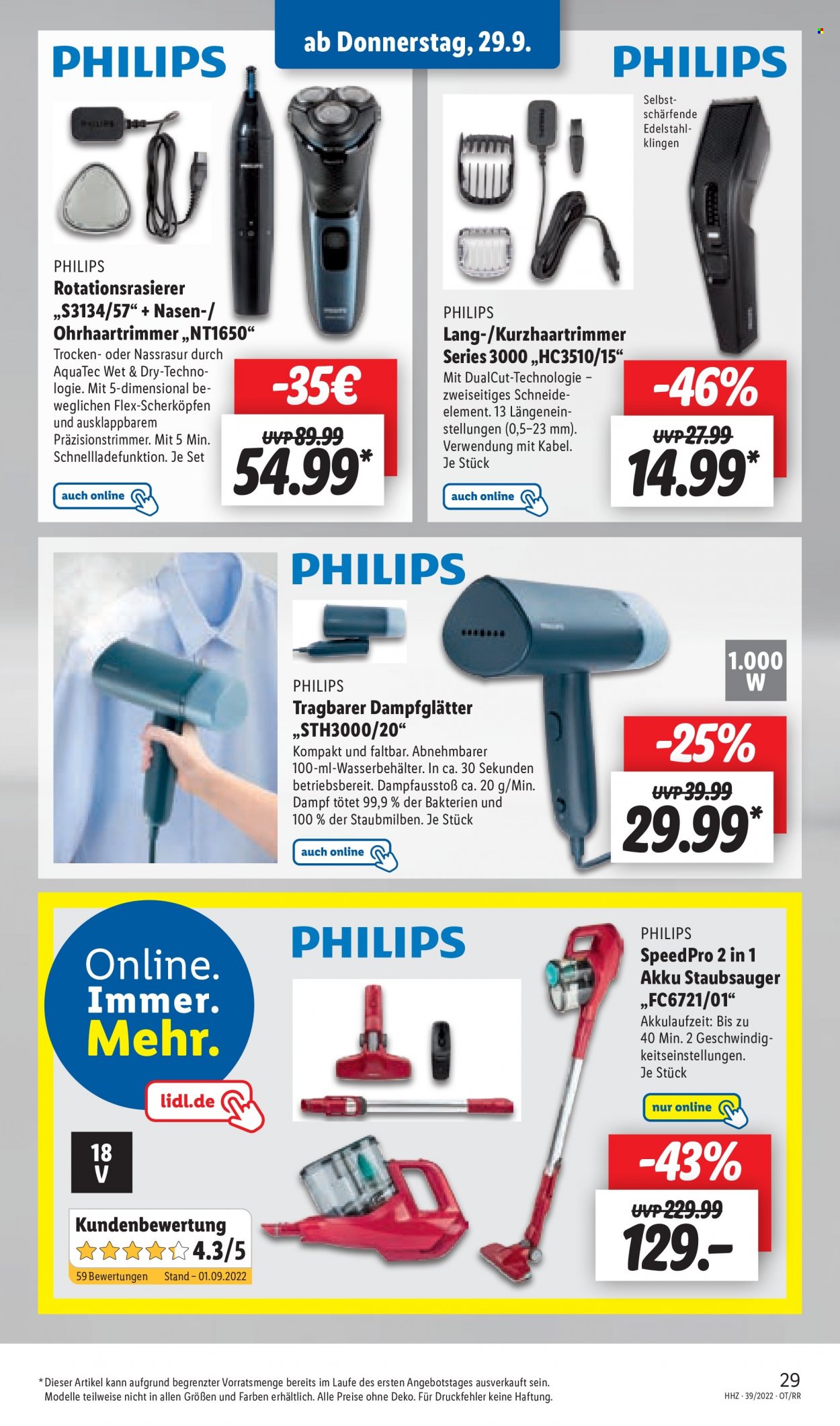 Lidl Prospekte  - 24.09.2022 - 24.09.2022. Seite 29