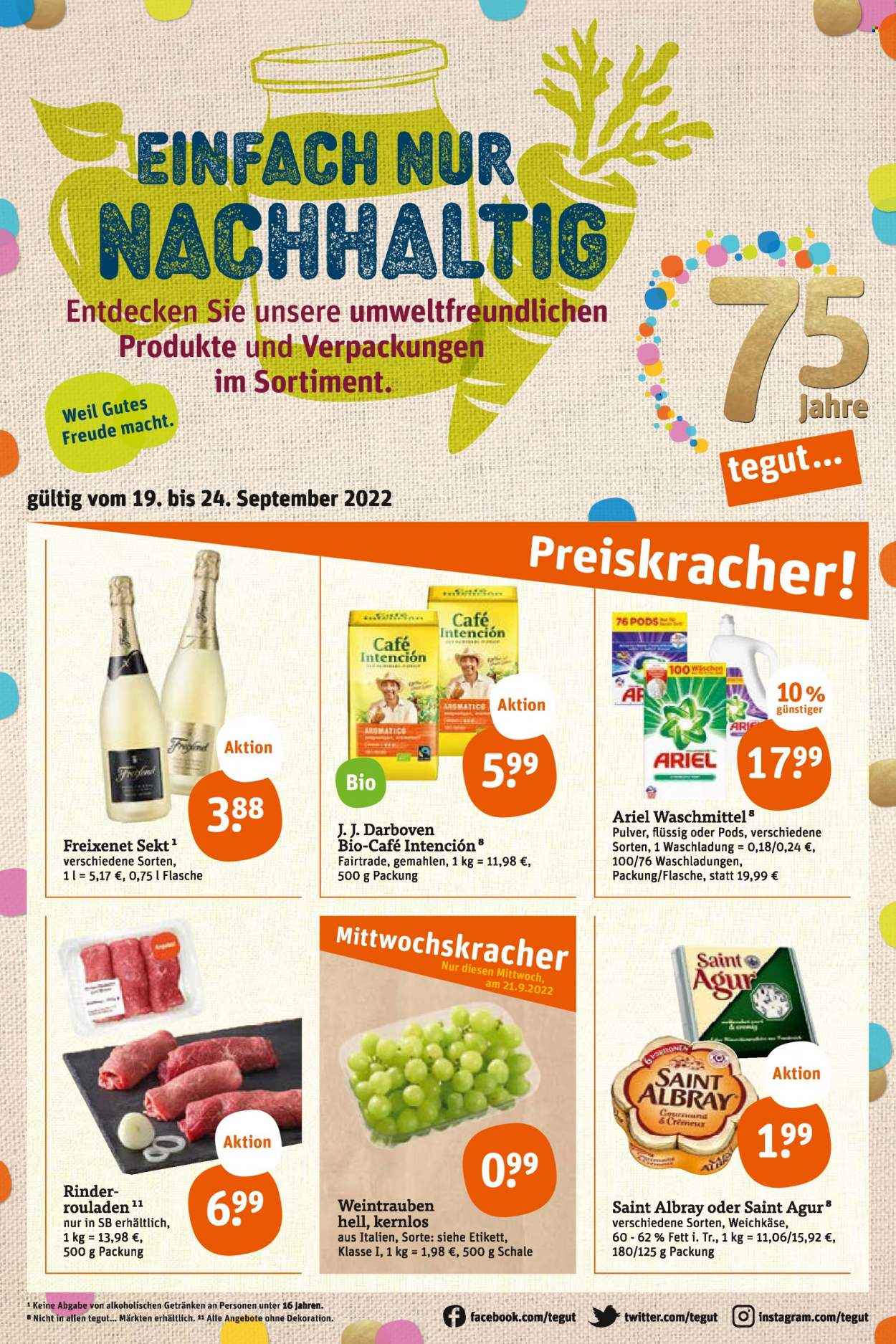 tegut... Prospekte  - 19.09.2022 - 24.09.2022. Seite 3