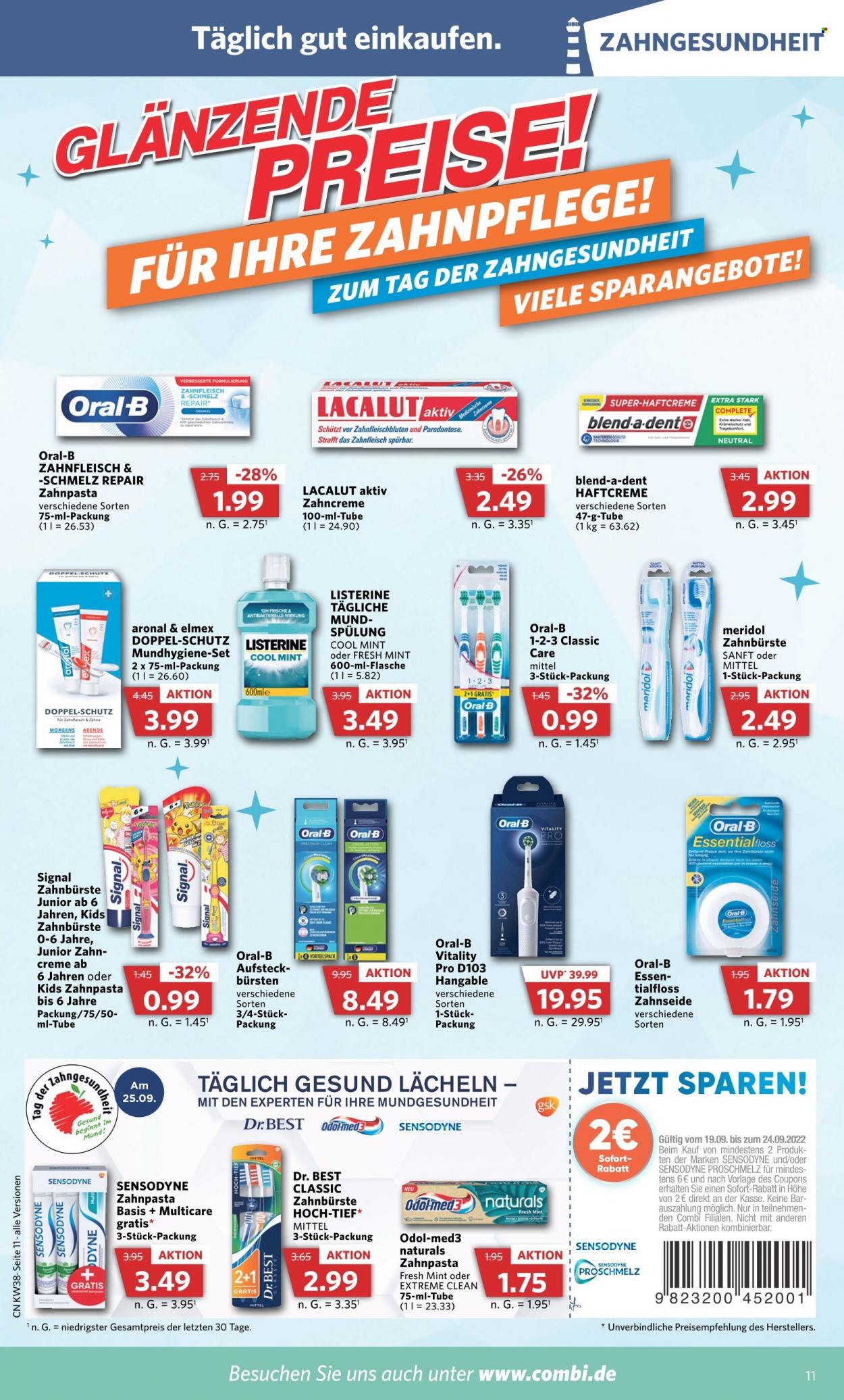 Combi Prospekte  - 19.09.2022 - 24.09.2022. Seite 11