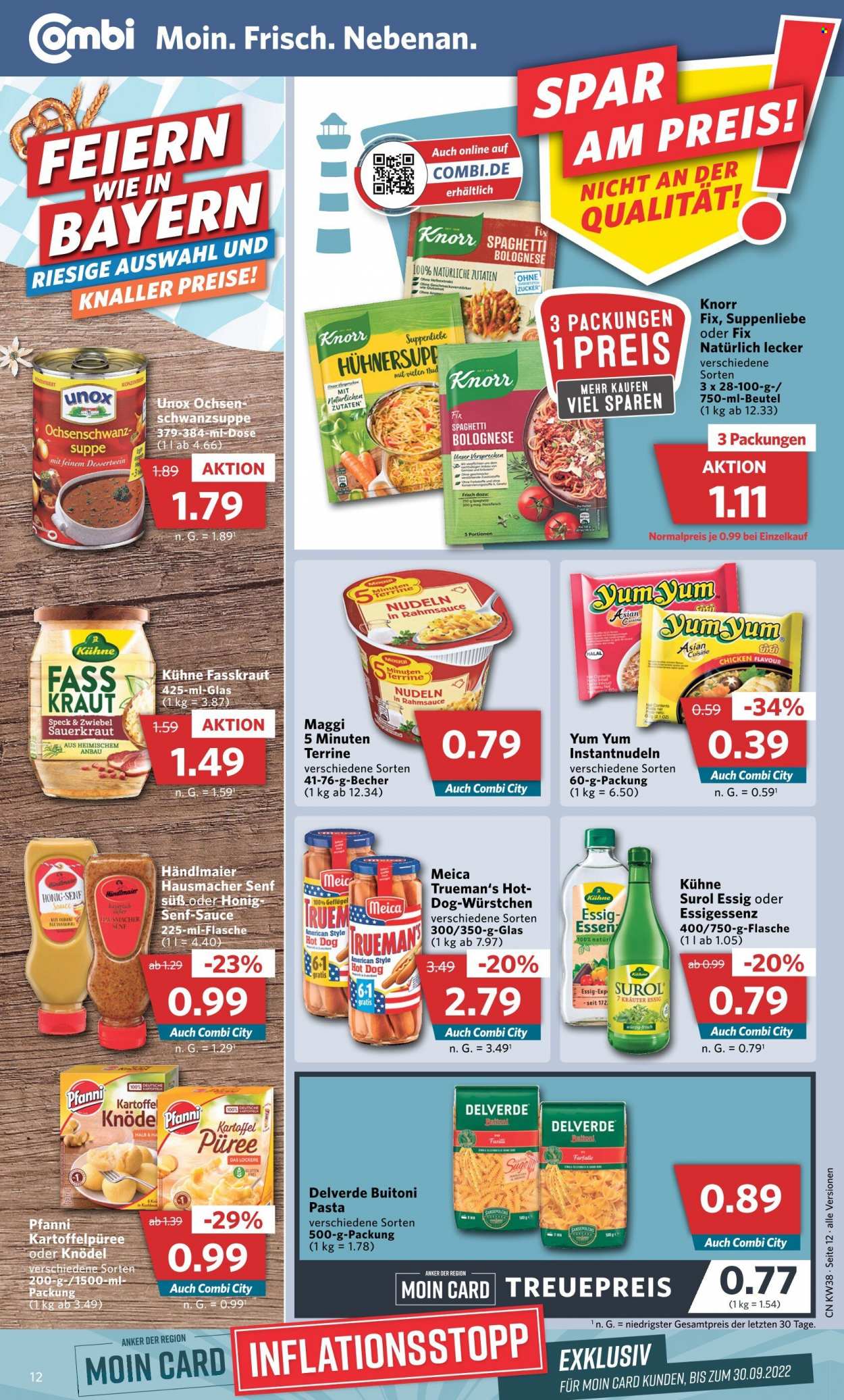Combi Prospekte  - 19.09.2022 - 24.09.2022. Seite 12