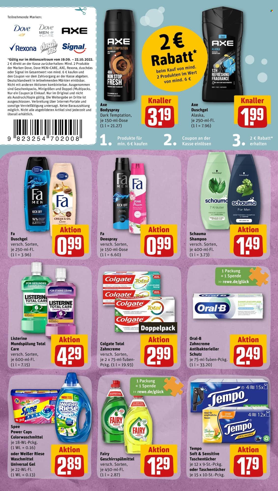 REWE Prospekte  - 19.09.2022 - 24.09.2022. Seite 18