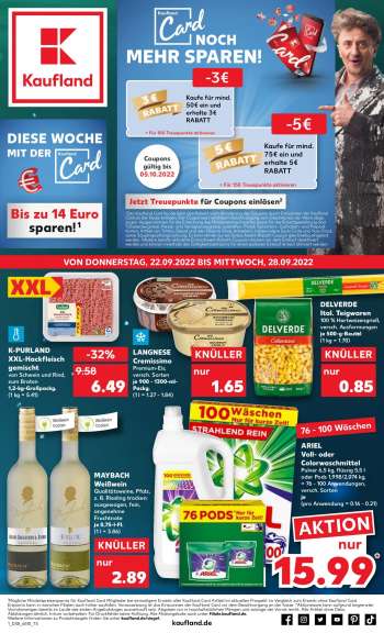 Prospekte Kaufland - 22.09.2022 - 28.09.2022.
