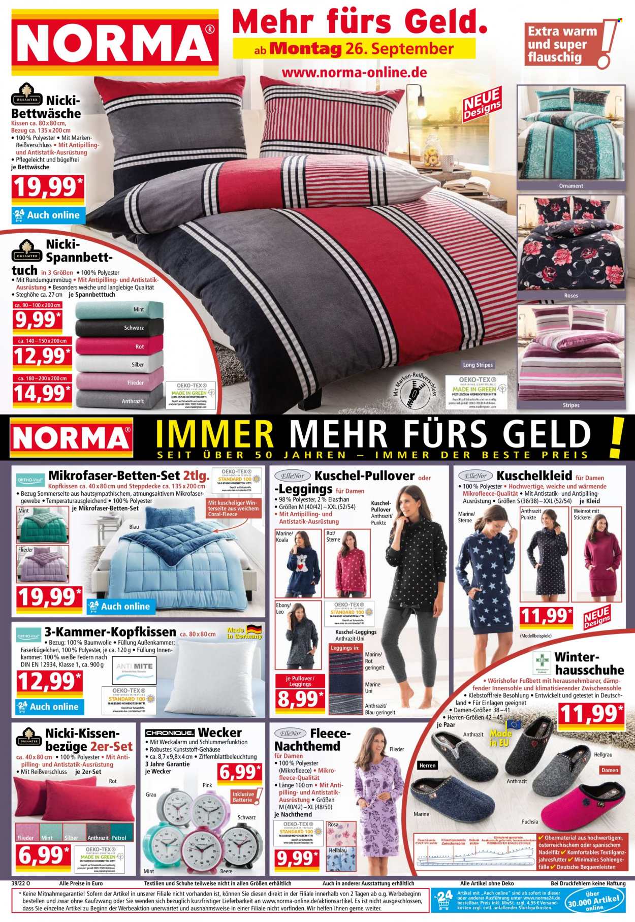 Norma Prospekte  - 26.09.2022 - 2.10.2022. Seite 1
