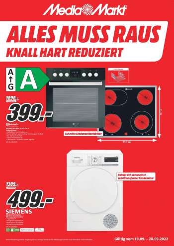 Prospekte MediaMarkt - 19.09.2022 - 28.09.2022.