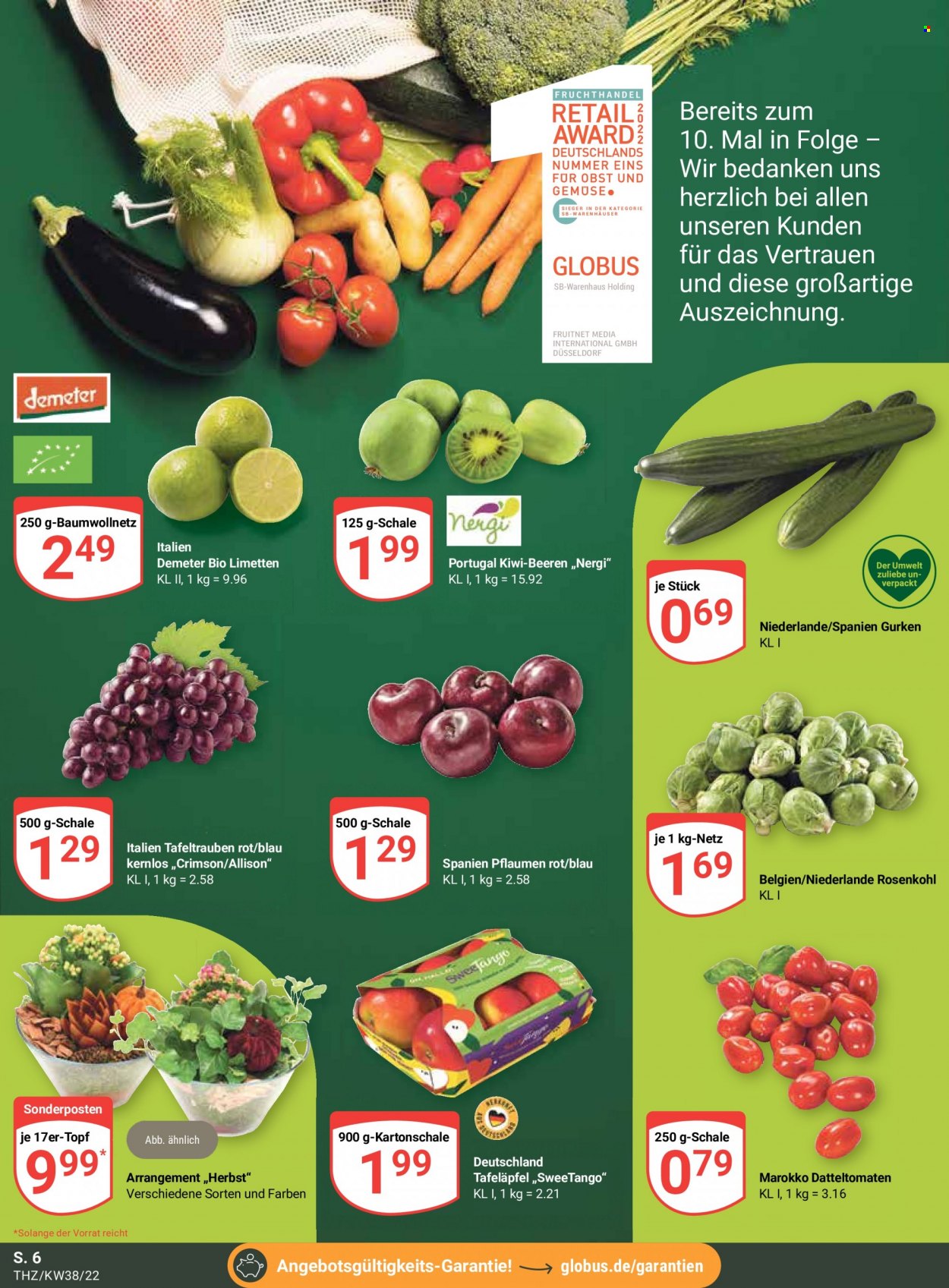 Globus Prospekte  - 19.09.2022 - 24.09.2022. Seite 8