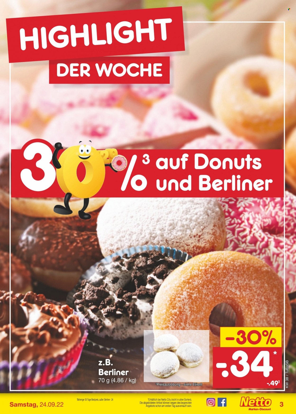 Netto Marken-Discount Prospekte  - 19.09.2022 - 24.09.2022. Seite 3