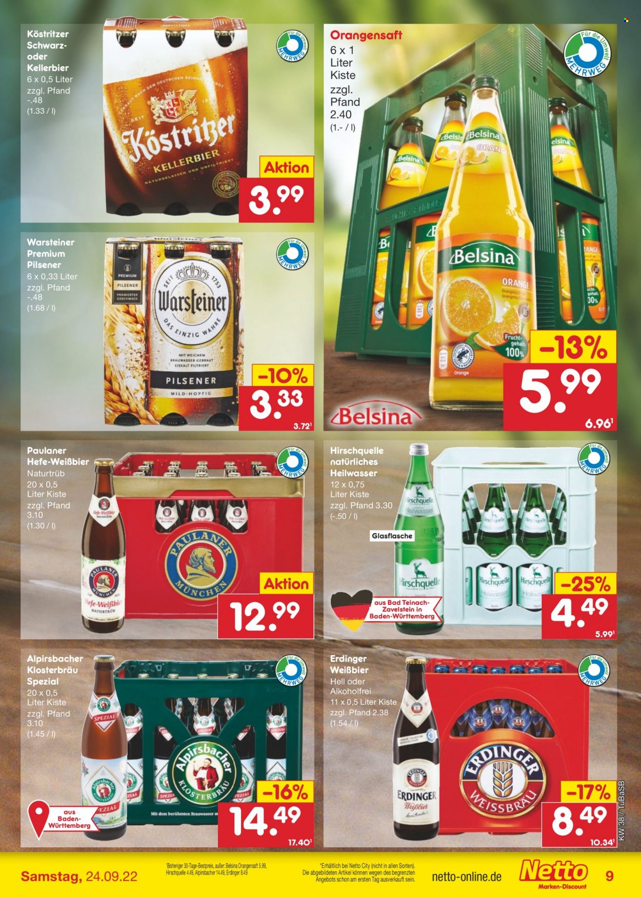 Netto Marken-Discount Prospekte  - 19.09.2022 - 24.09.2022. Seite 9