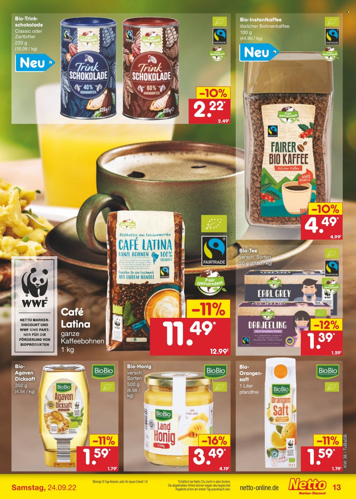 Netto Marken-Discount Prospekte  - 19.09.2022 - 24.09.2022. Seite 13