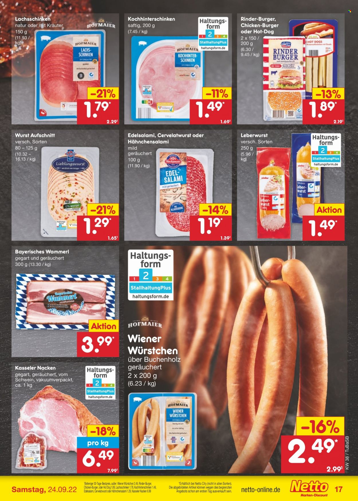 Netto Marken-Discount Prospekte  - 19.09.2022 - 24.09.2022. Seite 17