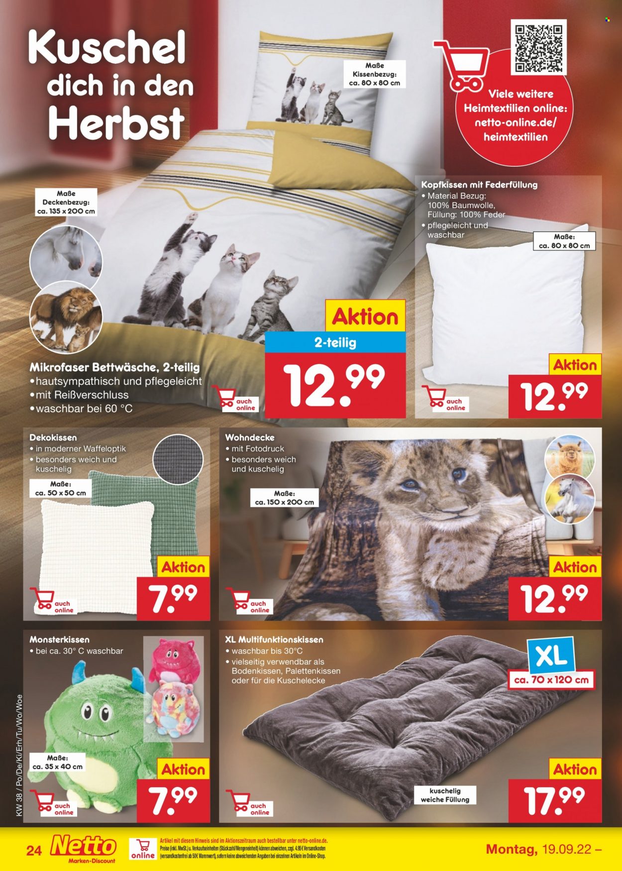 Netto Marken-Discount Prospekte  - 19.09.2022 - 24.09.2022. Seite 24