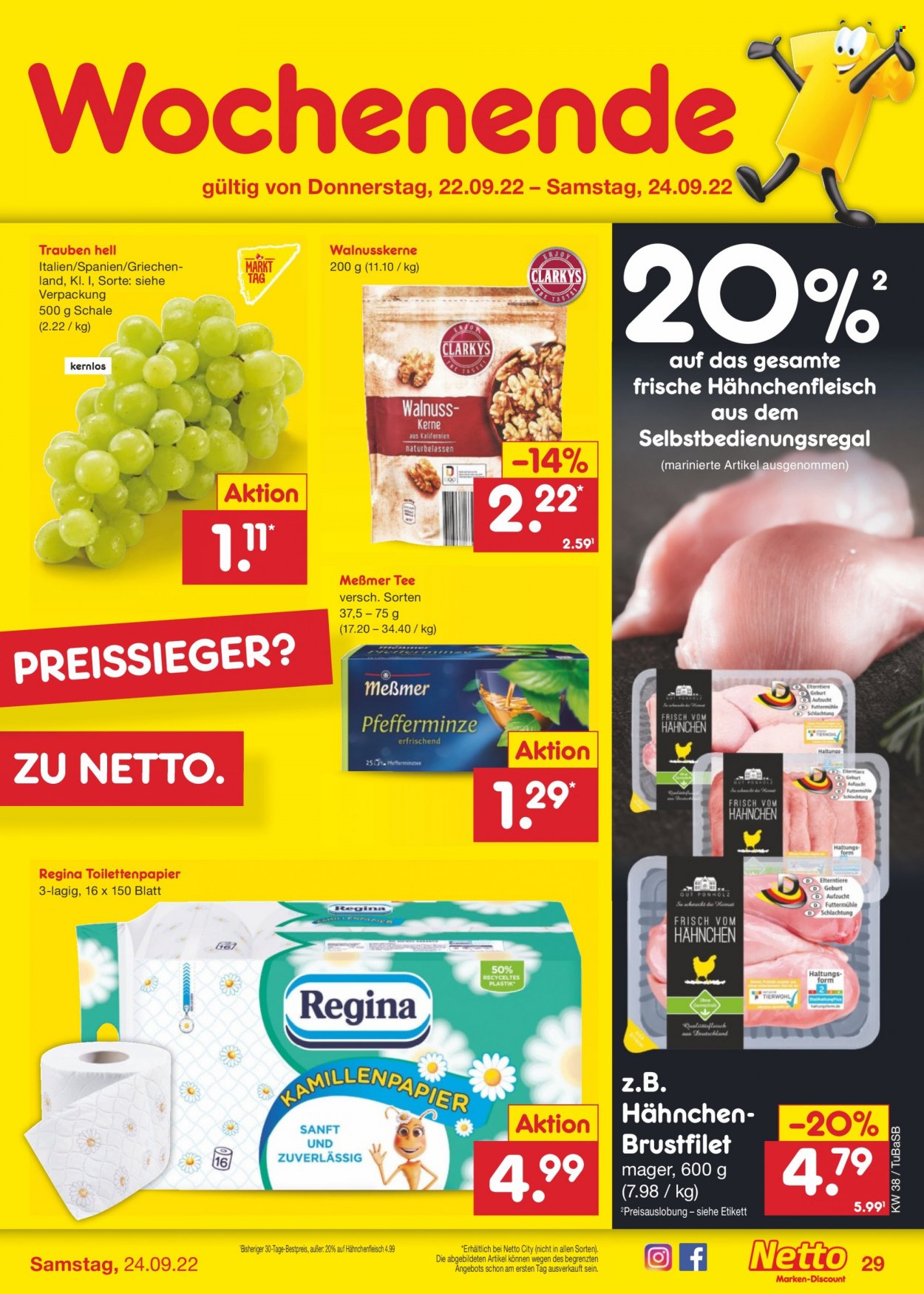 Netto Marken-Discount Prospekte  - 19.09.2022 - 24.09.2022. Seite 29