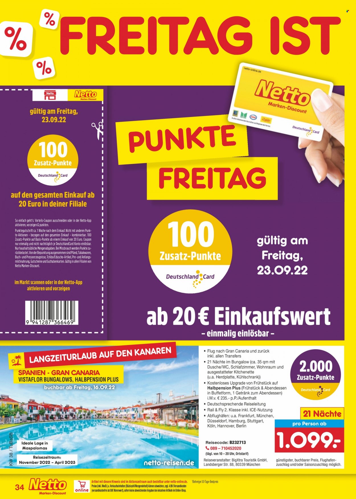Netto Marken-Discount Prospekte  - 19.09.2022 - 24.09.2022. Seite 34