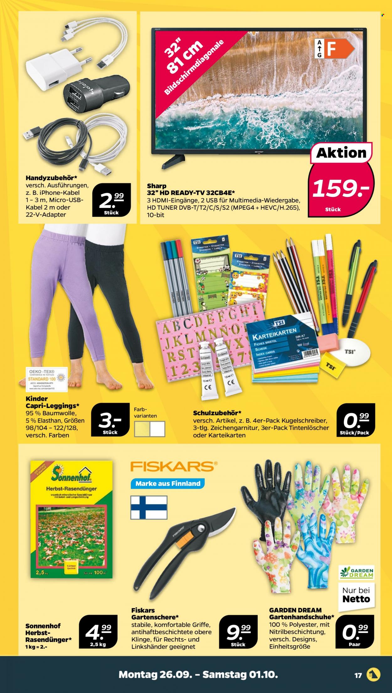 Netto Prospekte  - 26.09.2022 - 1.10.2022. Seite 17